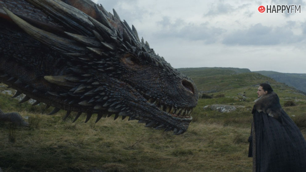 Jon Snow y el dragón
