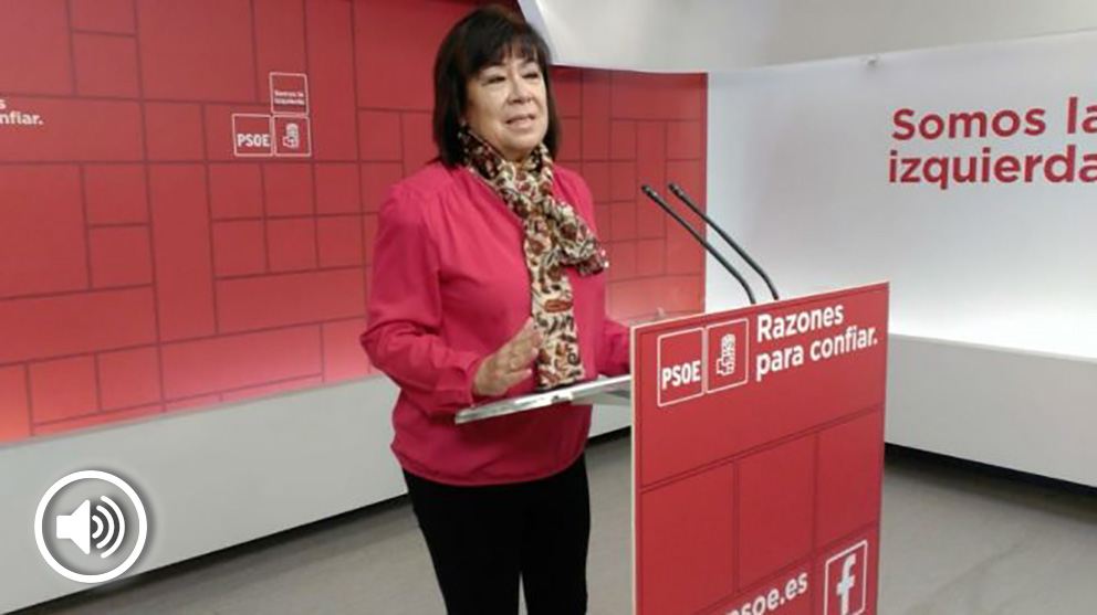 La presidenta del PSOE, Cristina Narbona. Foto: Europa Press