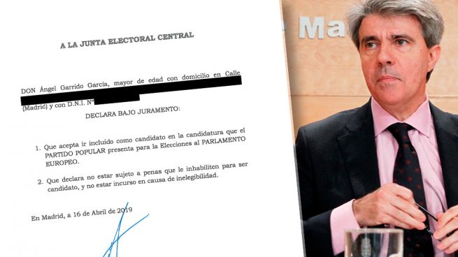 Garrido declaró «bajo juramento» que aceptaba ir en las listas europeas del PP mientras negociaba con C’s
