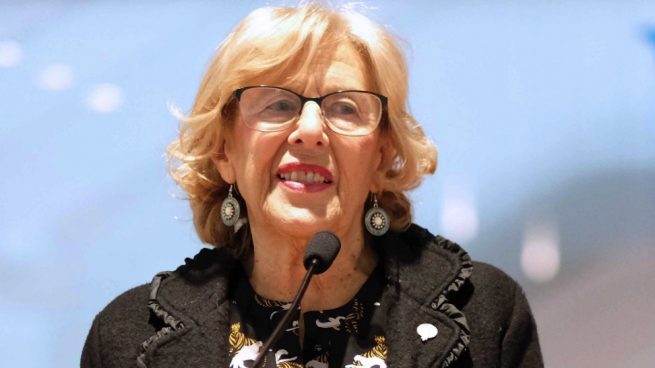 Manuela Carmena en un encuentro con juezas. (Foto. Madrid)