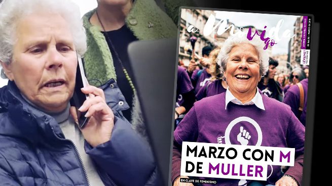 La abuela ‘fake’ que usa Podemos para recaudar dinero fue en sus listas de 2015