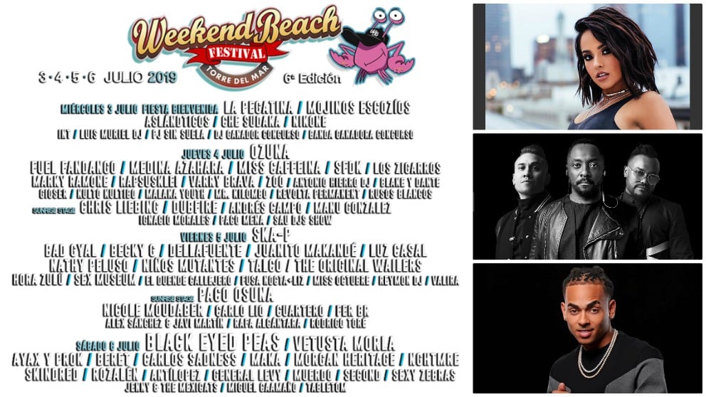 El Weekend Festival tiene un cartel con reconocidos cantantes internacionales.