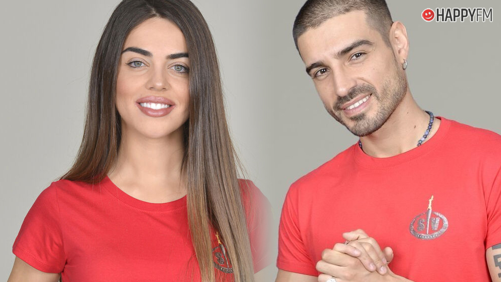 Violeta y Fabio, muy juntitos en Supervivientes 2019