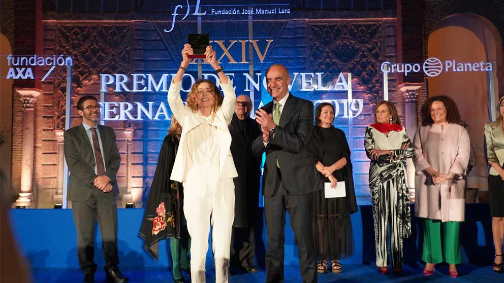 Ángela Becerra, premio Fernando Lara 2019. Foto: Europa Press.
