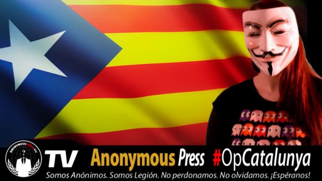 Anonymous hackeó la web del Constitucional para apoyar la independencia de Cataluña