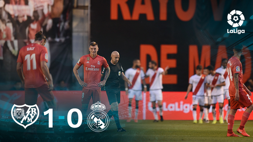 El Real Madrid perdió 1-0 en Vallecas ante el Rayo.