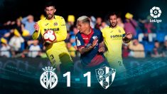 Villarreal y Huesca empatan. (EFE)