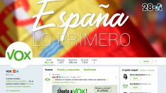 Cuenta oficial de Vox en Twitter.