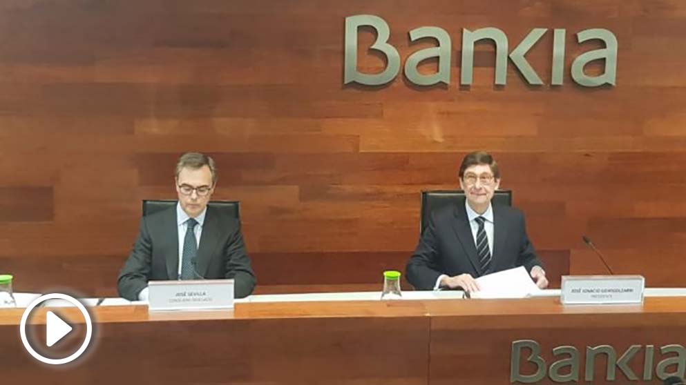 José Sevilla y José Ignacio Goirigolzarri, CEO y Presidente de Bankia.