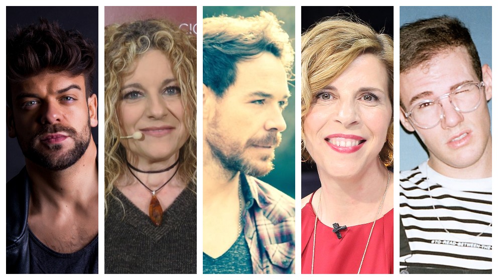 Sole Giménez, David Feito, Ricky Merino, Elena Gómez y Raúl Gómez, jurado profesional de RTVE para Eurovisión 2019
