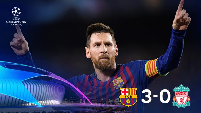 Messi y la suerte dejan al Barça a las puertas de la final