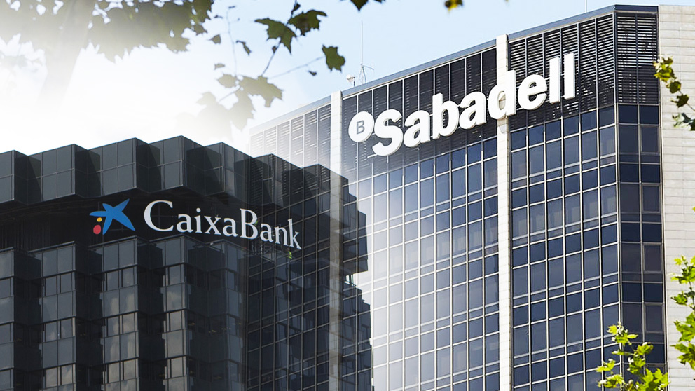 Sabadell y Caixabank obtienen la mejor rentabilidad por cliente de la banca en el primer trimestre