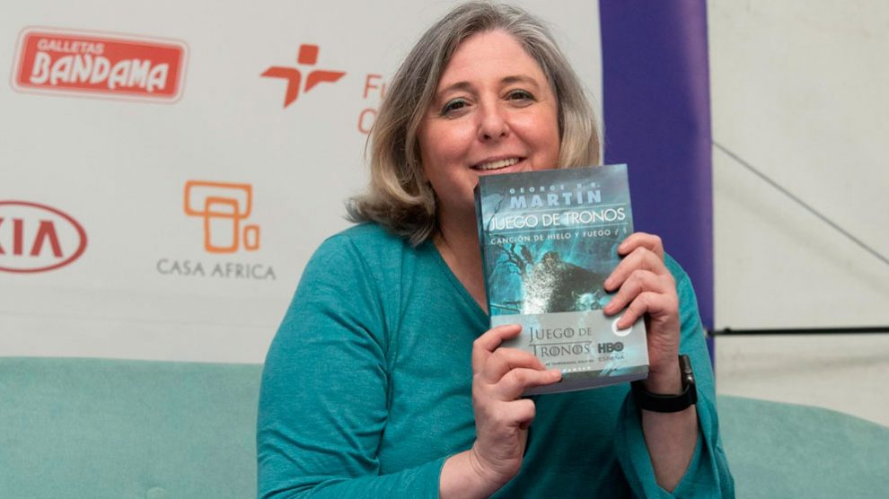 La traductora al español de la saga Juego de Tronos, Cristina Macía. Foto: Europa Press