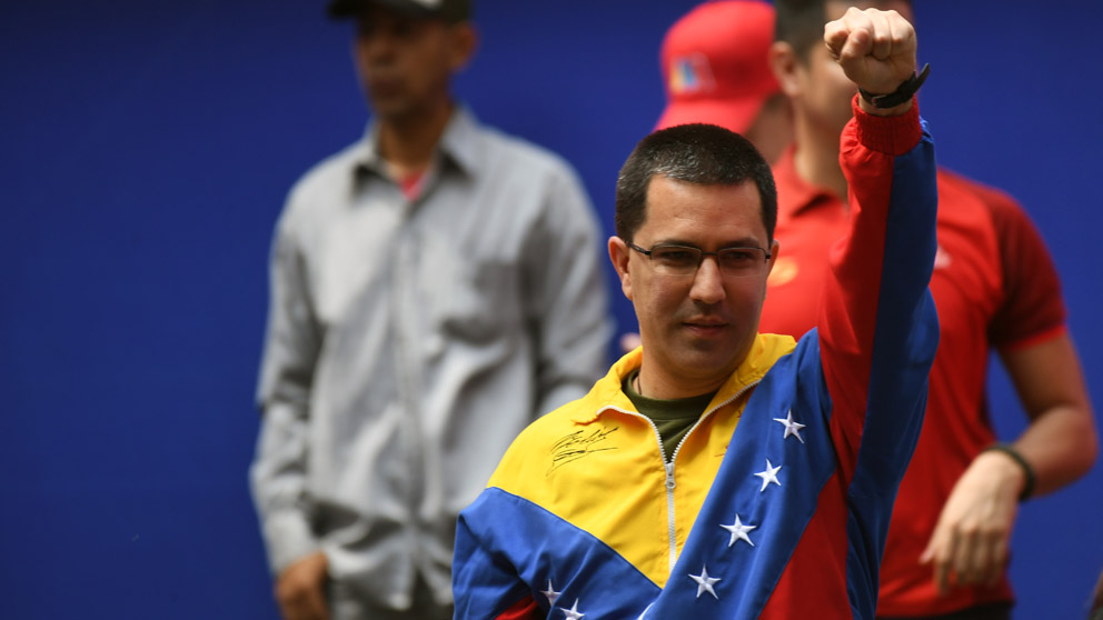 Jorge Arreaza, ministro de Exteriores de Maduro (Foto: AFP)