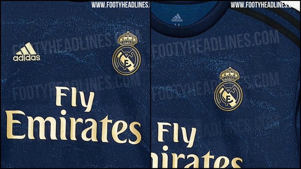 Así es la segunda camiseta del Real Madrid para la temporada 19-20.