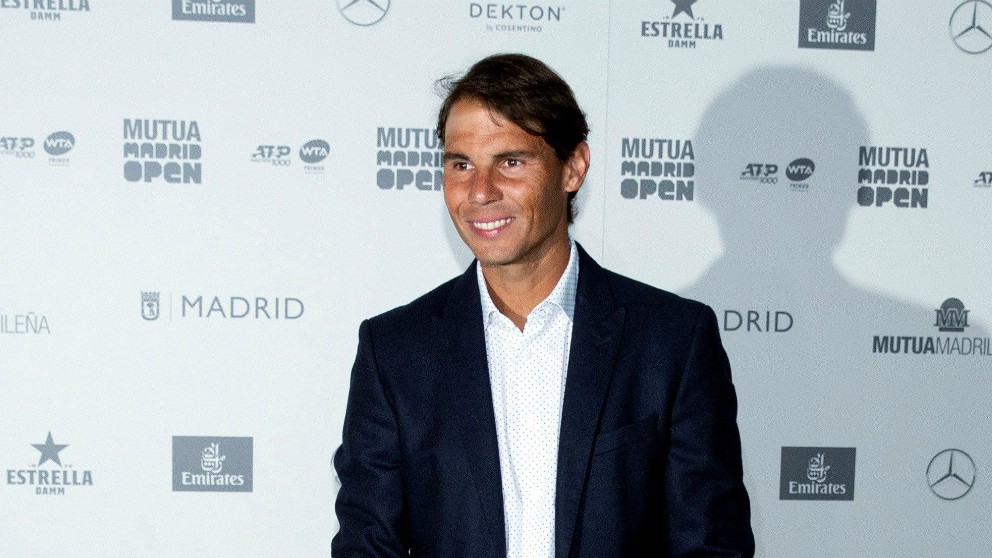 Rafael Nadal, en una comparecencia en Madrid. (EFE)
