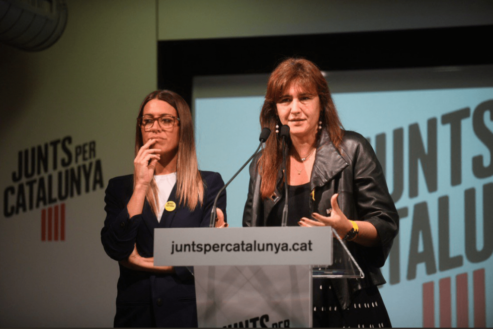 Laura Borras, dirigente de JxCat (Foto. Twitter)