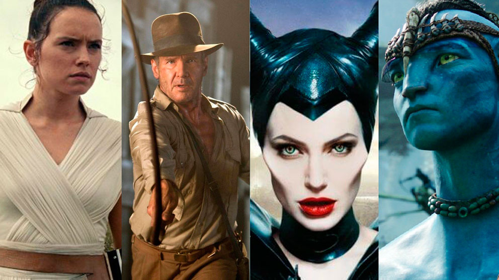 Cuatro de los personajes que se esperan en las próximas producciones de Disney.