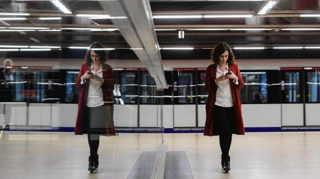 Isabel Díaz Ayuso Metro de Madrid