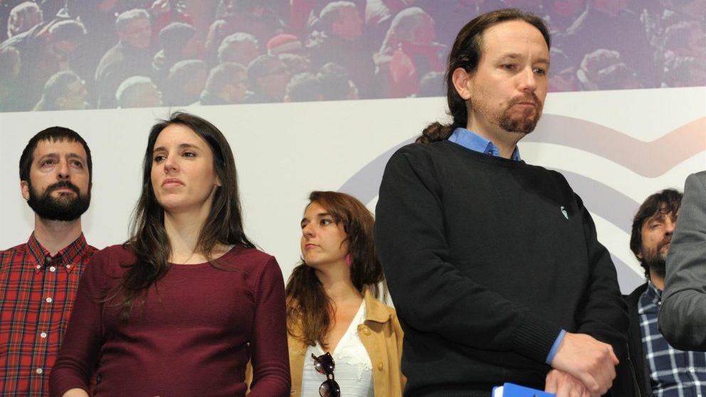 Pablo iglesias e Irene Montero, dirigentes de Podemos. @ Europa Press