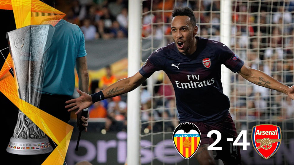 El Arsenal gana al Valencia. (EFE)