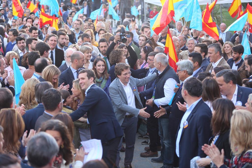 Inicio de campaña en Madrid.