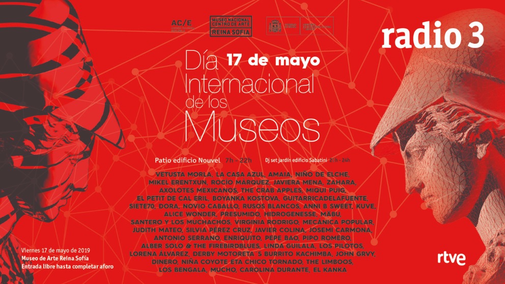 Día Internacional de los Museos: llega la fiesta de Radio 3 en el Reina Sofía