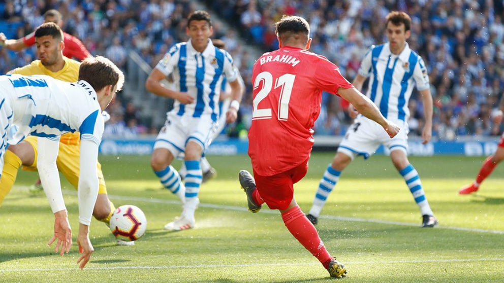 Brahim marca un golazo con el Real Madrid.