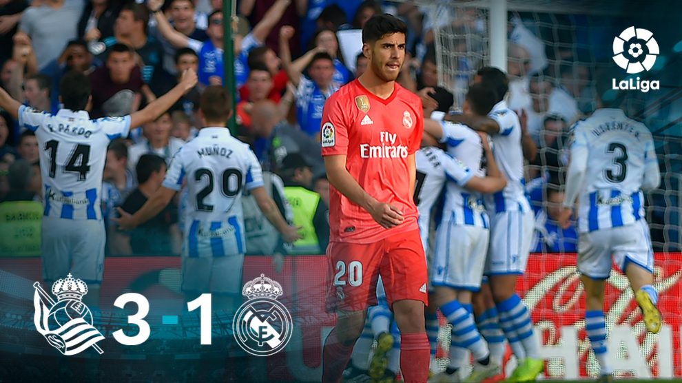 El Real Madrid cayó 3-1 ante la Real Sociedad.