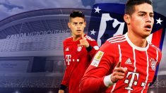 James prefiere jugar en el Atlético.