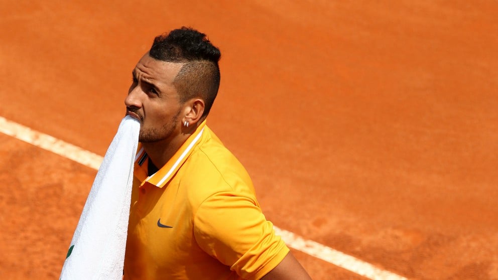 Kyrgios, en el Masters 1000 de Roma. (Getty)