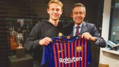 De Jong, el último jugador en llegar al Barcelona. Griezmann podría ser el siguiente. (FcBarcelona)