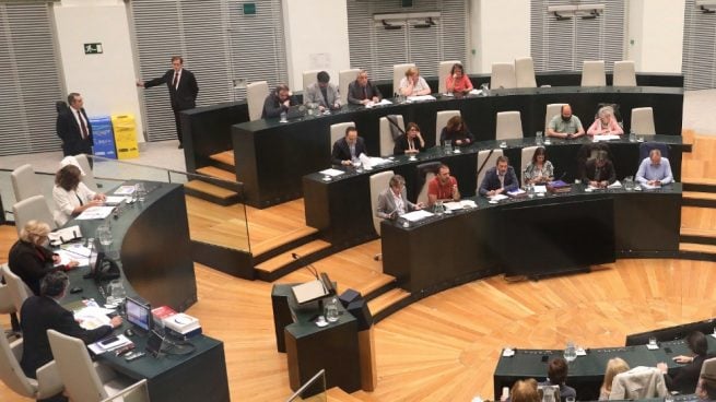 Manuela Carmena en el último Pleno municipal. (Foto. Madrid)