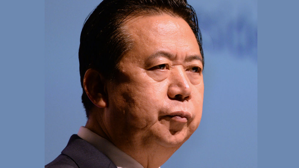 Meng Hongwei. Foto: AFP