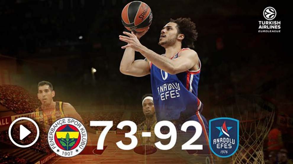 Shane Larkin destrozó al Fenerbahce con 30 puntos en la semifinal.