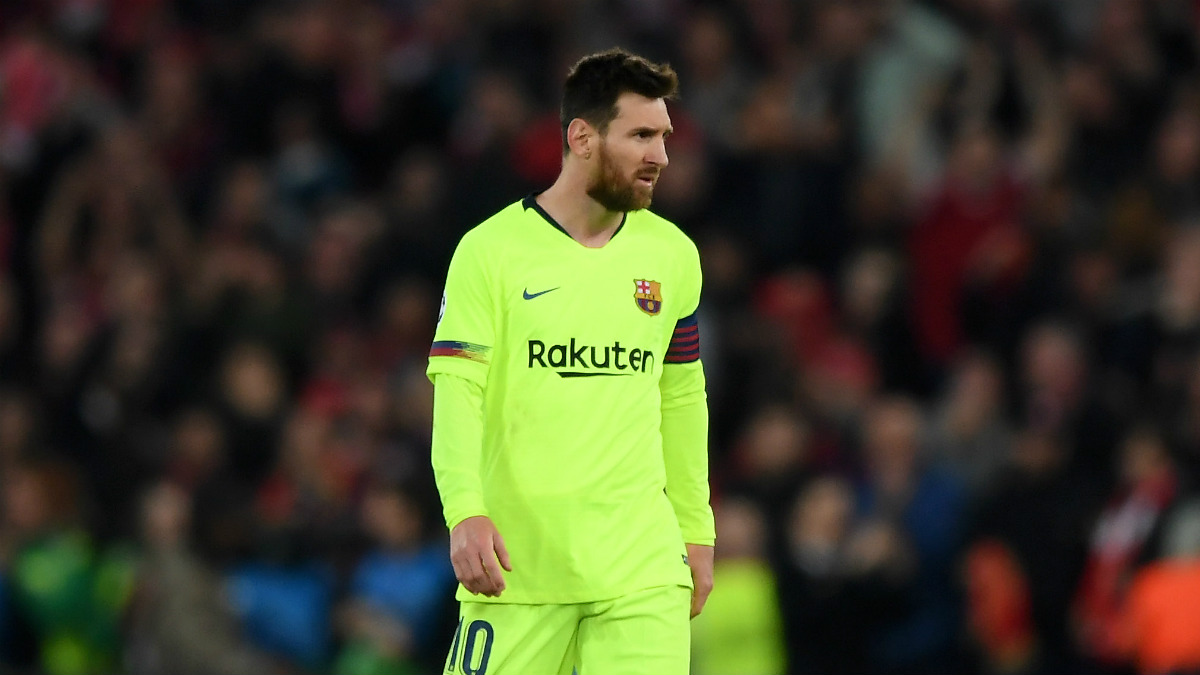 Messi, durante un partido del Barcelona