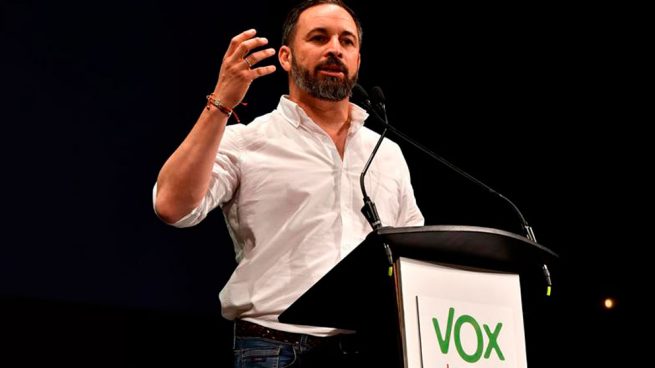 Vox pide a la Fiscalía que suspenda la charla del etarra López de Abetxuco en la UPV Santiago-abascal1-655x368