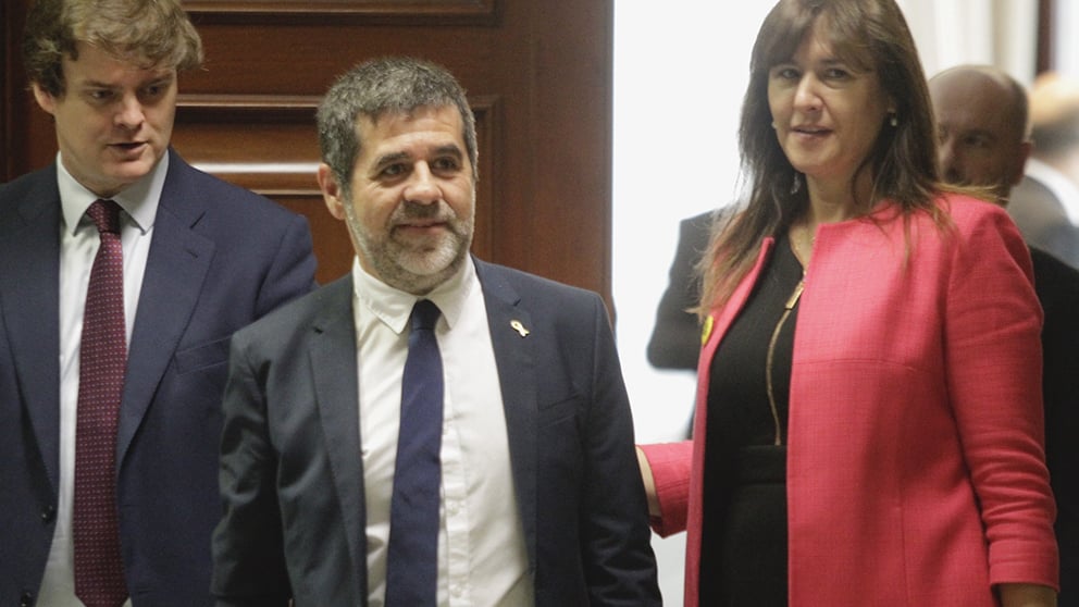 Jordi Sánchez recoge su acta de diputado (Foto: Francisco Toledo).