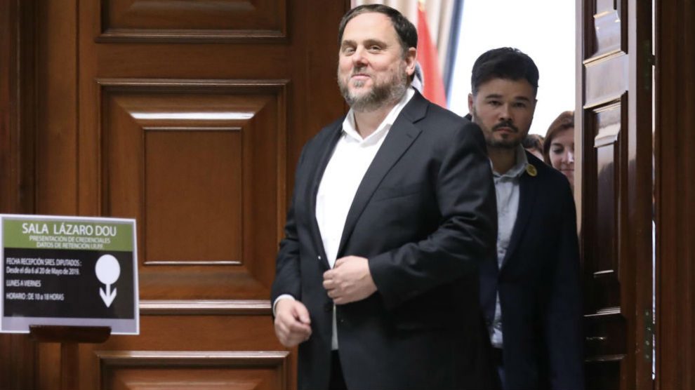 Oriol Junqueras. en el Congreso.