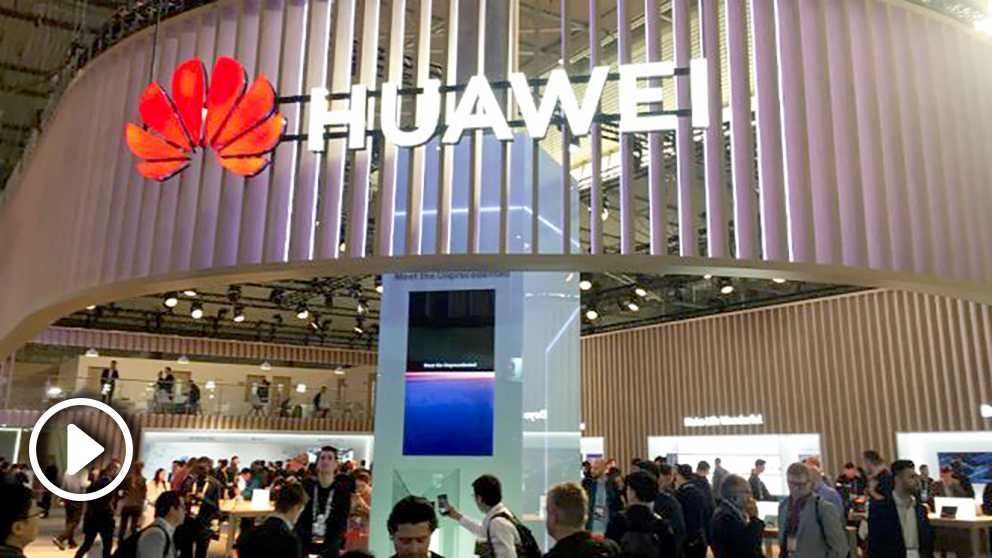 Stand de Huawei en el MWC 2019.