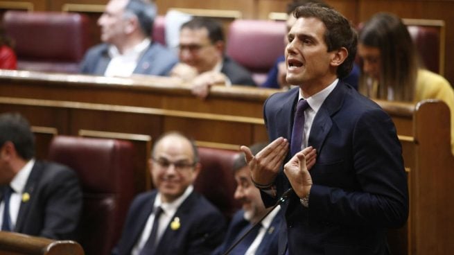 Rivera no cree que Oriol Junqueras deba ser eurodiputado y «cobrar dinero público» como defiende la Abogacía