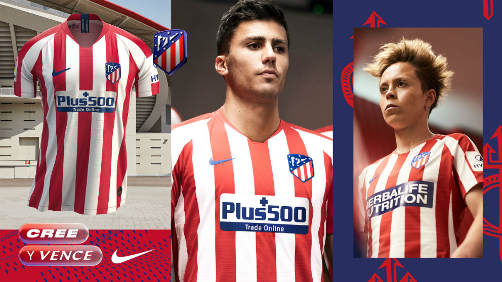 Rodrigo posa con la camiseta del Atlético. (atleticodemadrid.com)
