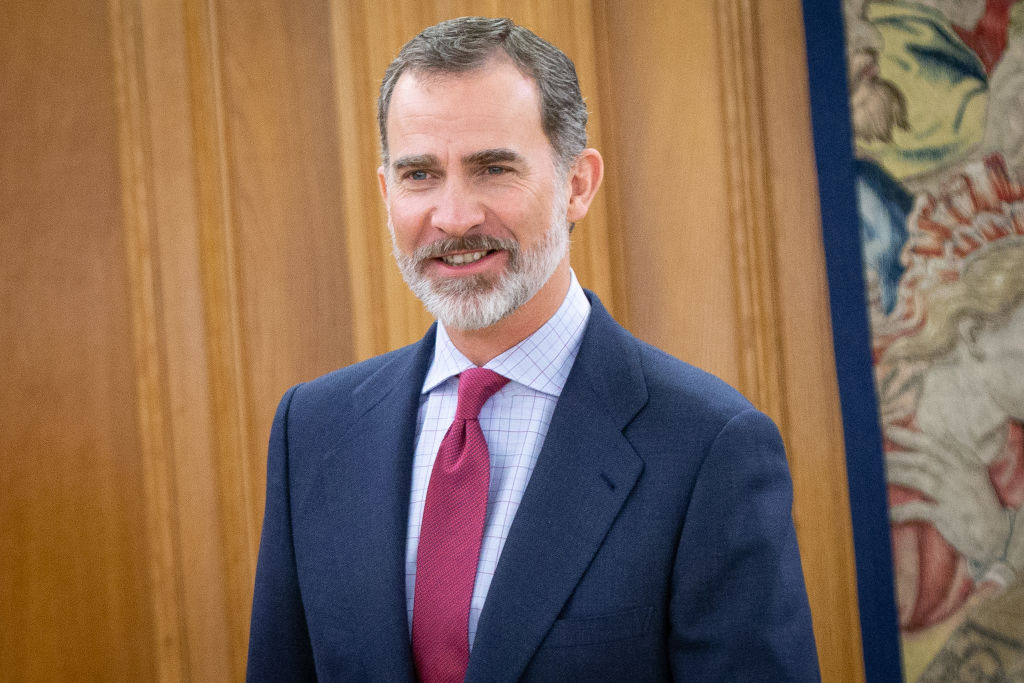 Felipe VI en el Palacio de la Zarzuela @ Getty