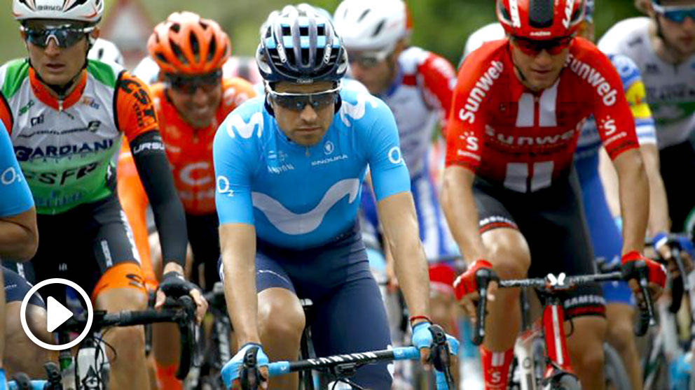 Mikel Landa, en el Giro de Italia. (AFP)