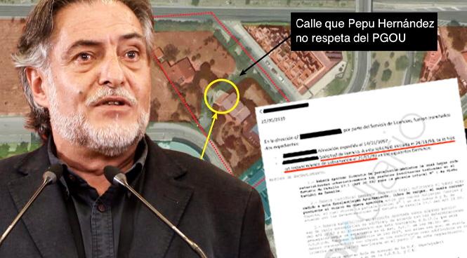 El Ayuntamiento de Madrid confirma que Pepu Hernández no tenía licencia de obra.
