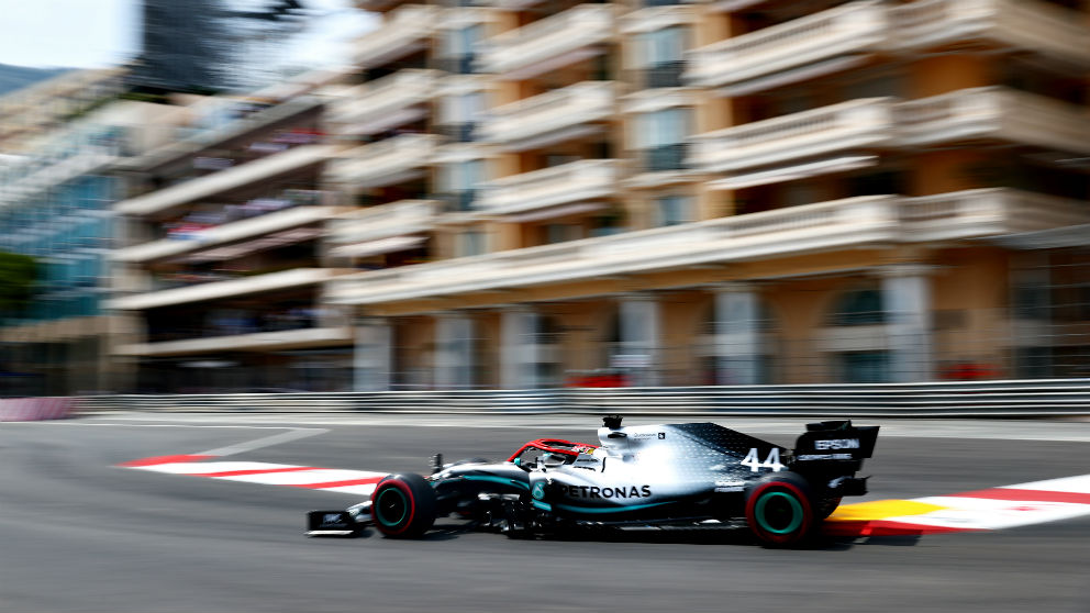 Hamilton, en la clasificación del GP de Mónaco. (Getty)