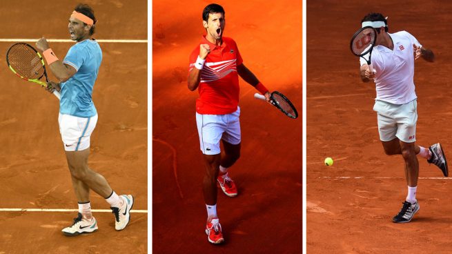 Los retos de Nadal, Djokovic y Federer en Roland Garros