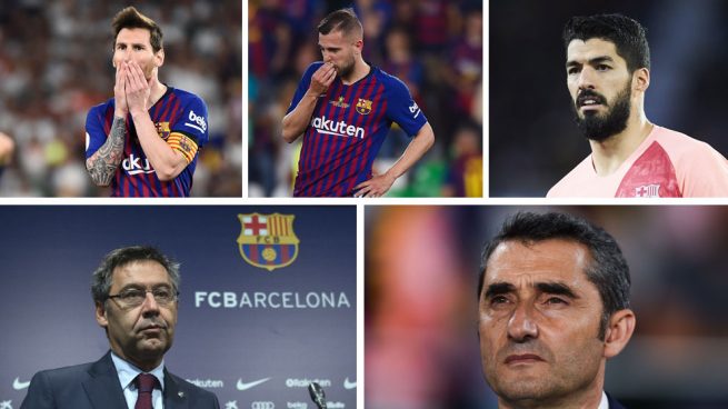 Los señalados de la crisis total del Barcelona