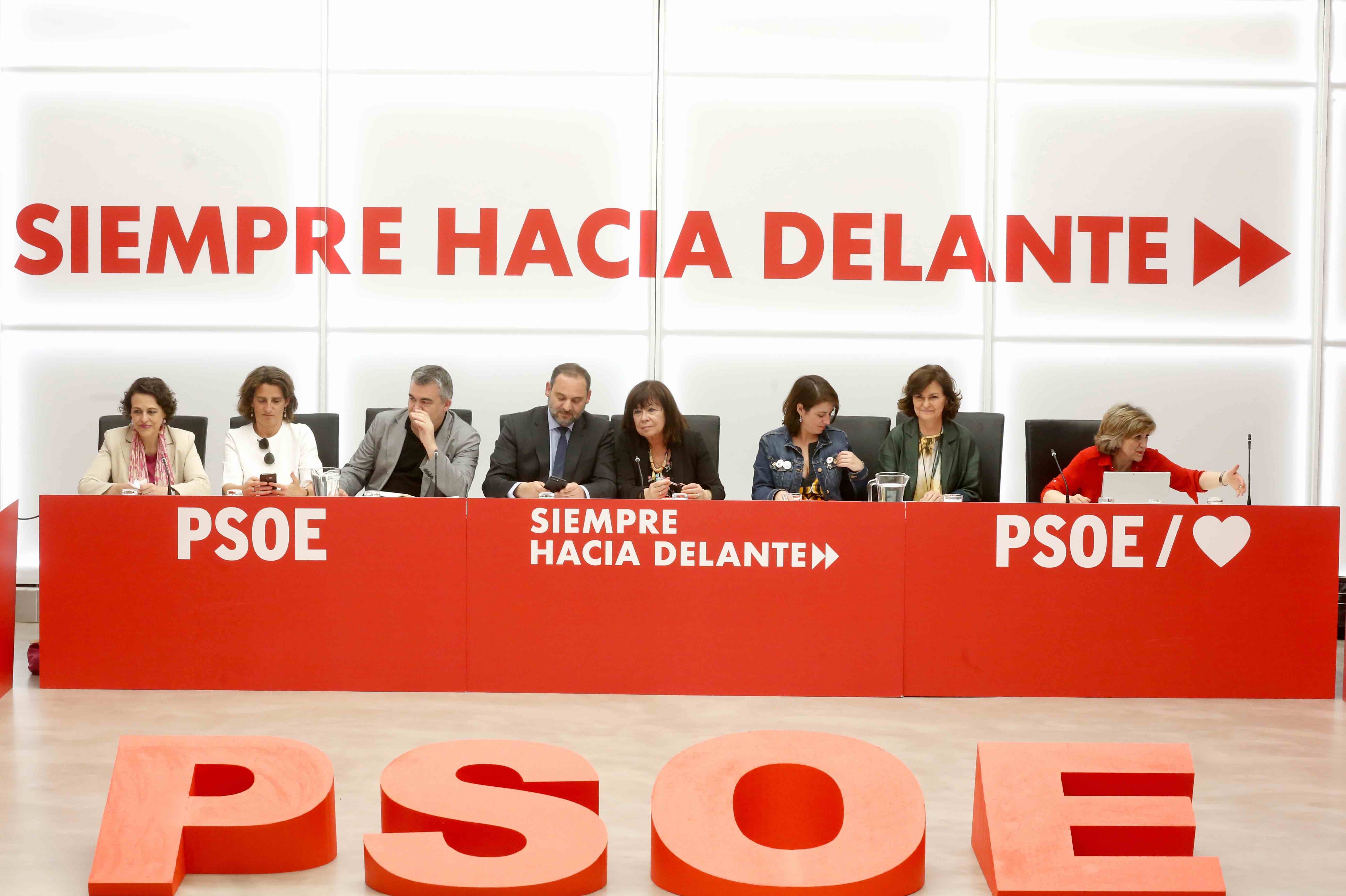 La ejecutiva del PSOE, reunida este lunes en Ferraz
