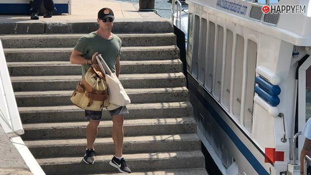 Chris Hemsworth durante su estancia en Donostia